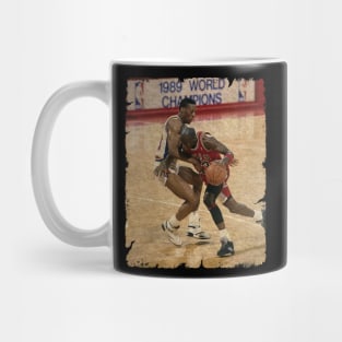 Dennis Rodman vs Michael Jordan, 1989 World Champions Mug